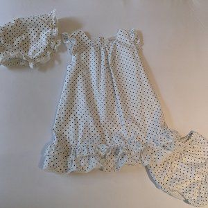 Ralph Lauren collection Summer dress, matching bloomers and hat